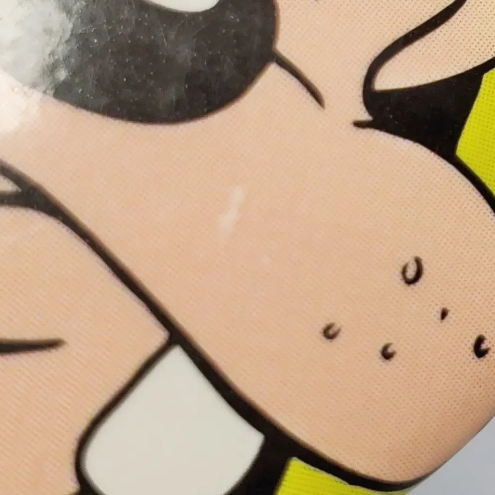 Vintage Disney Goofy Face Green Background Button